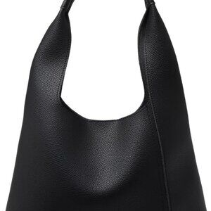 Slouchy Hobo Tote Bags for Women - Retro PU Leather Shoulder Handbag Purse Large